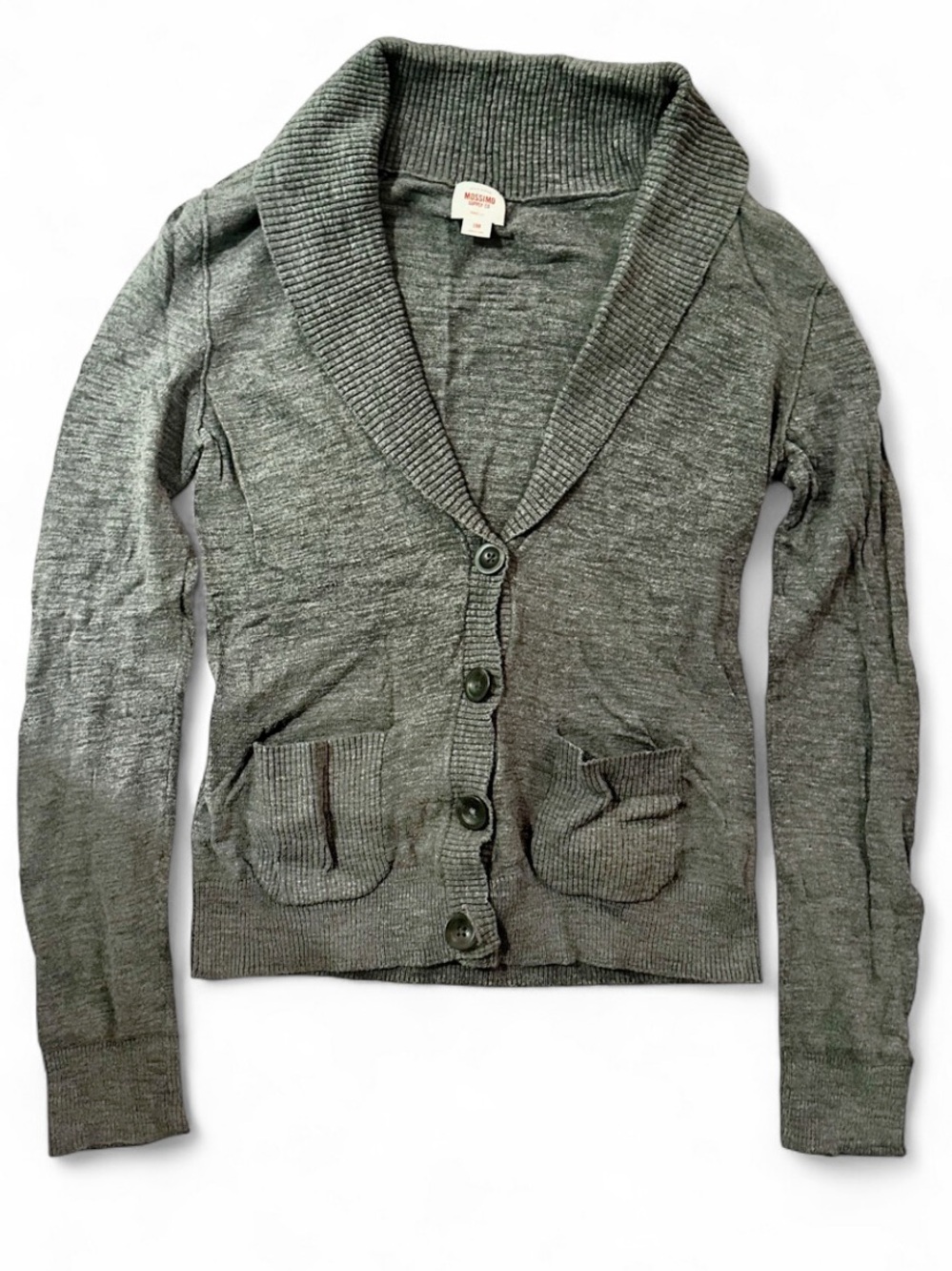 Mossimo Shawl Collar Button-Front Women’s Sweater Cardigan M